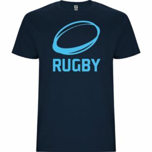 Rugbyball t-shirt marine