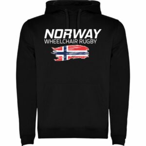 Norway wheelchair rugby hettegenser sort